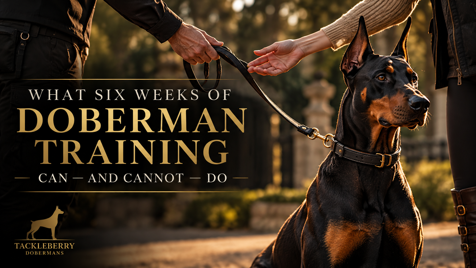 Six Weeks of Doberman Training
